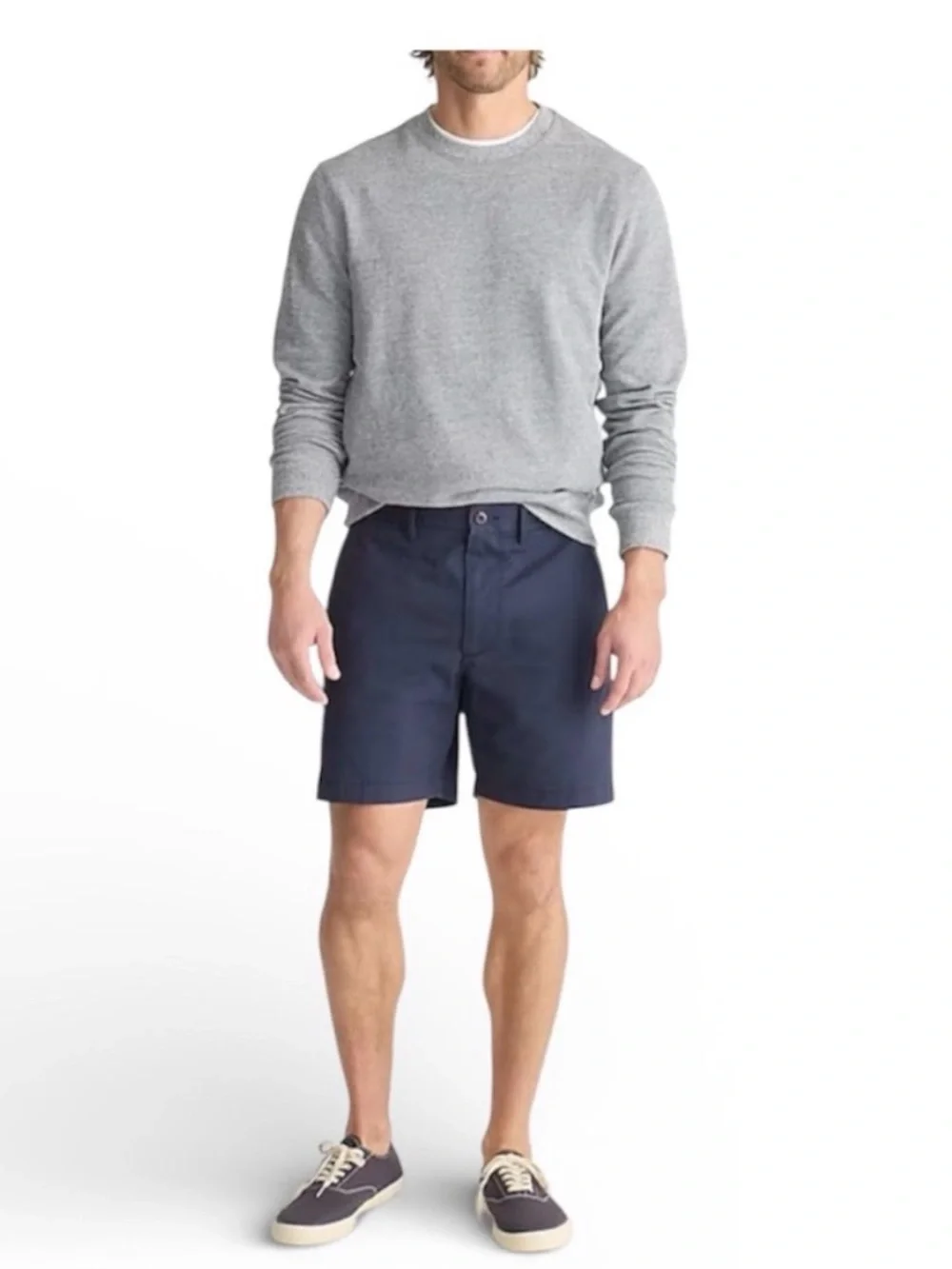 J Crew Men’s chino shorts stretch navy size 28 NEW